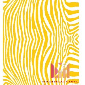 High Heat Duracoat Vinyl Stencil 10" x 12" - Zebra Stripe styling